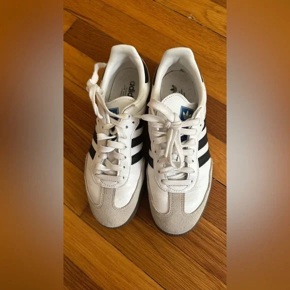 Adidas Samba Black and White Sneakers - Picture 4 of 5